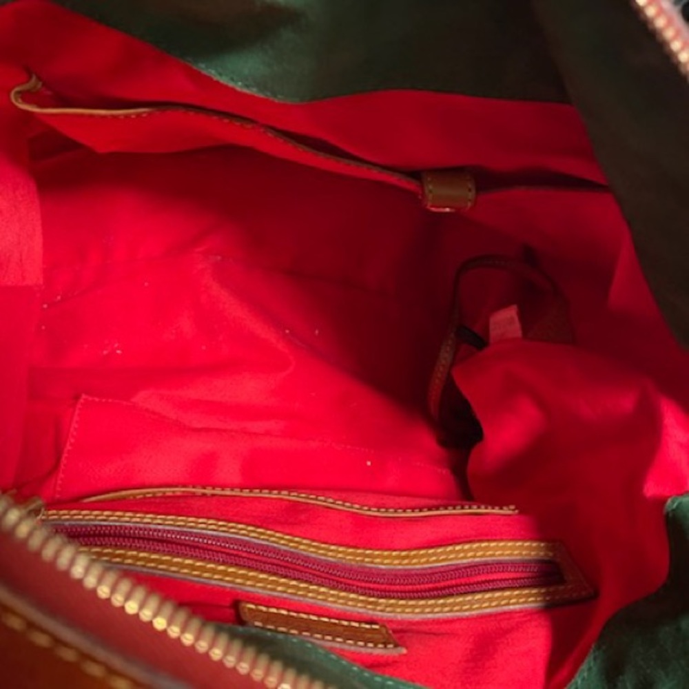 Dooney & Bourke Brown leather bag - Picture 5 of 9
